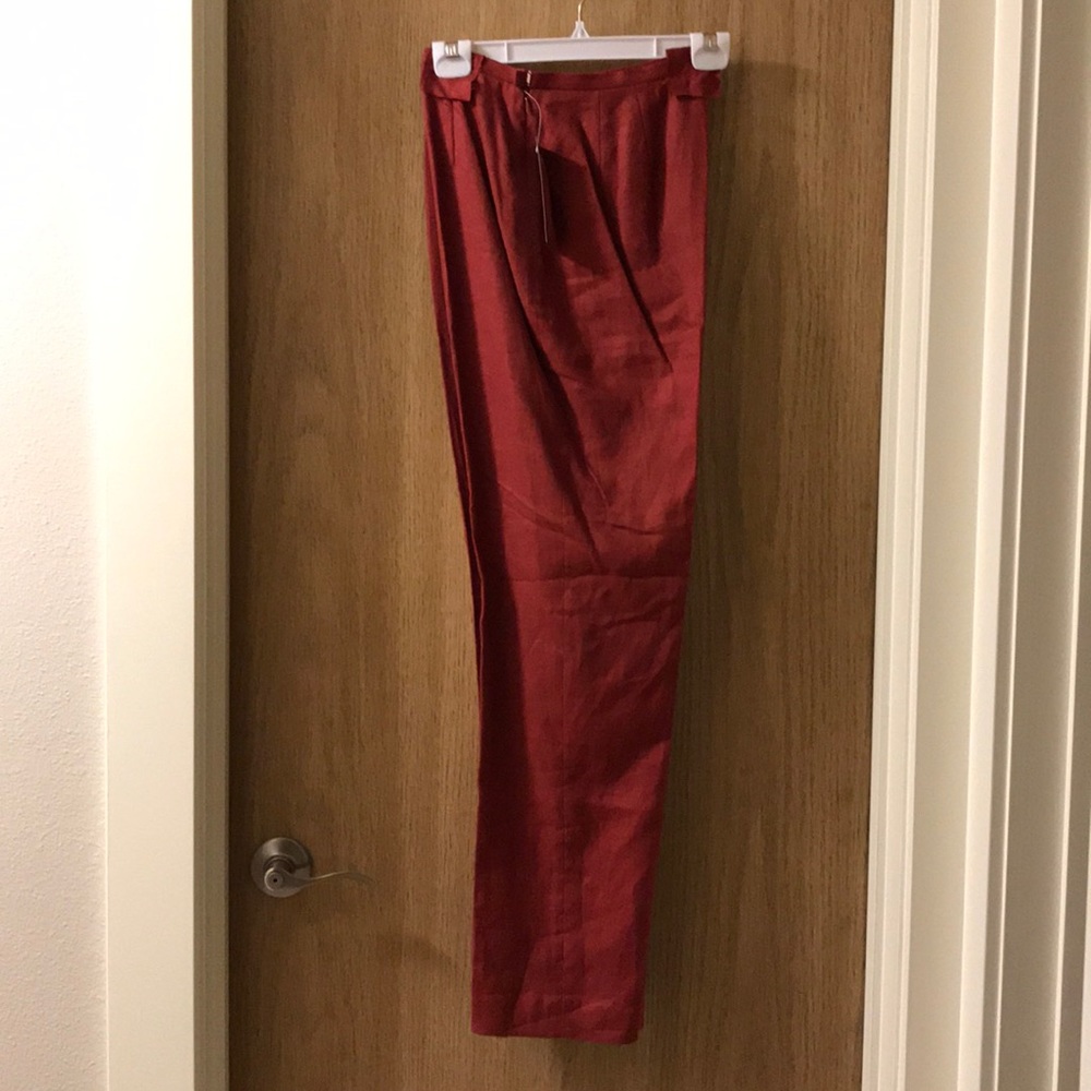 Amelia Austin 100% Italian linen Pants